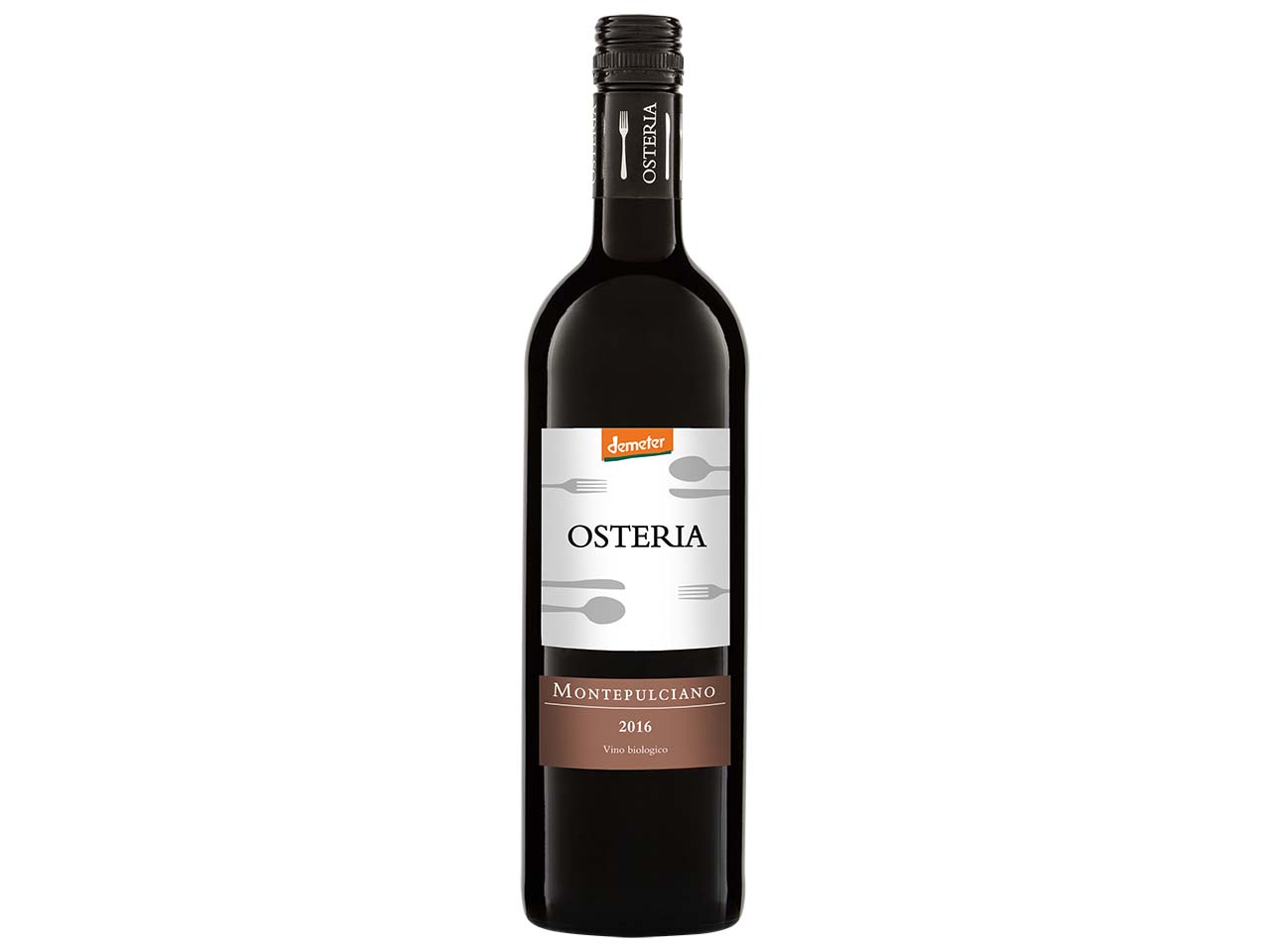 Bio-Rotwein Montepulciano "OSTERIA" DOC, 0,75 l