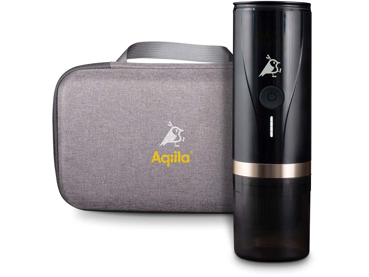 Aqiila mobile Nespresso Kaffeemaschine "Coffeebird", schwarz