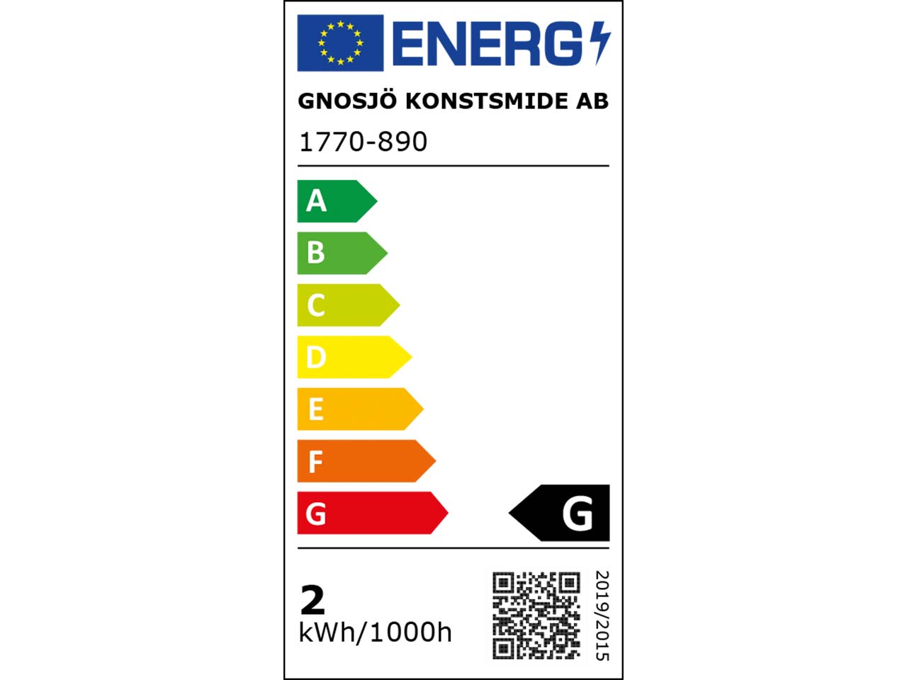 energy label G
