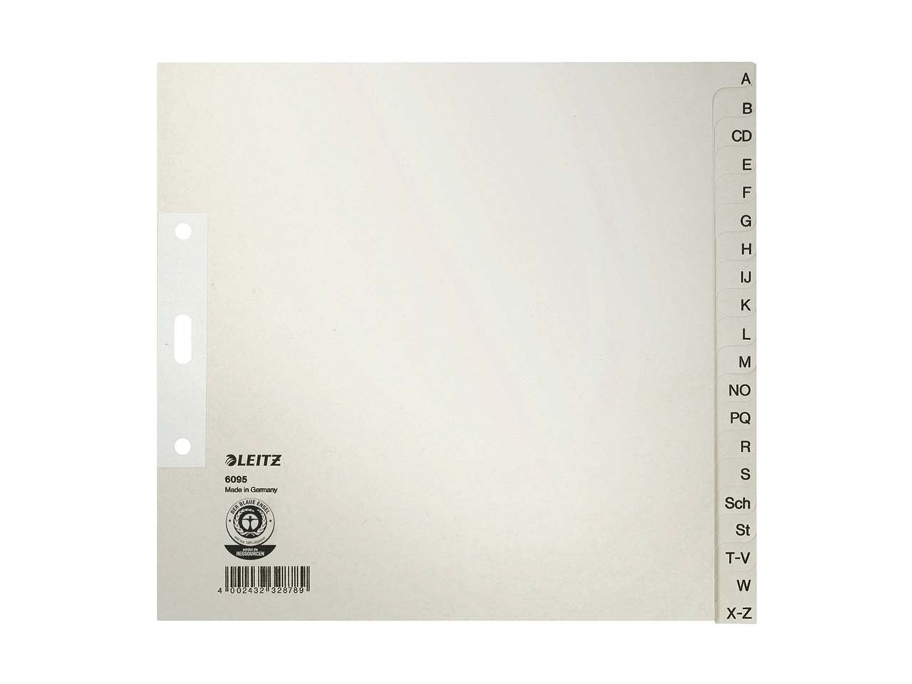 Leitz Register aus Tauenpapier A-Z, 223 x 210 mm