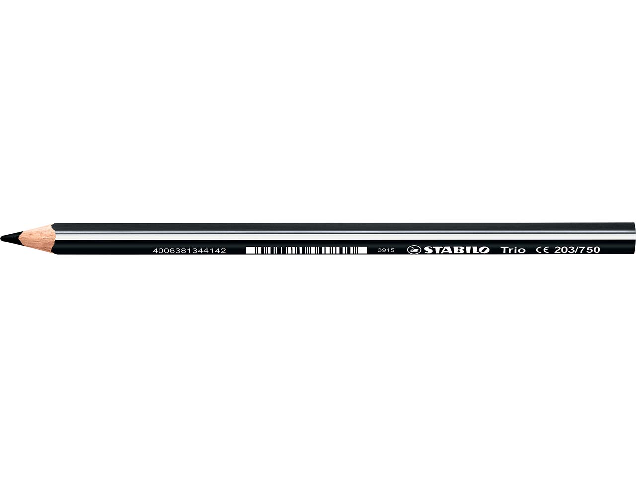 STABILO Buntstift "Trio" dick, schwarz