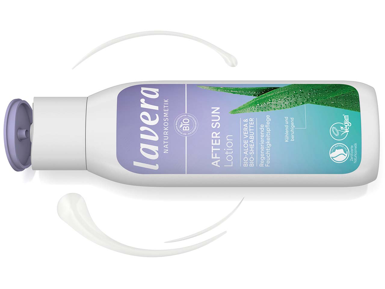 lavera Bio-After-Sun-Lotion mit Aloe Vera und Sheabutter, 200 ml