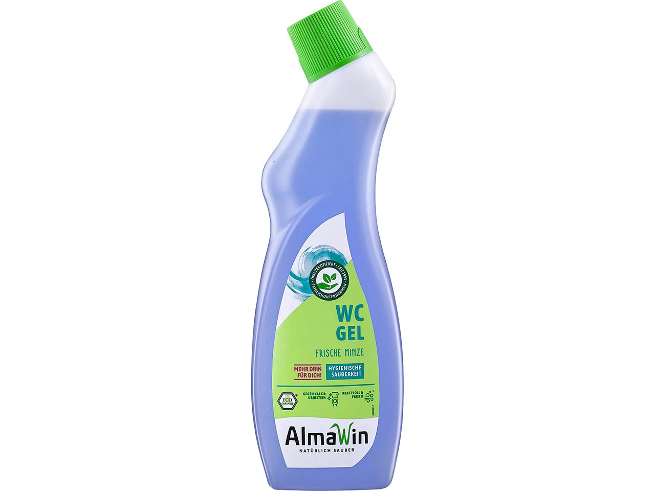 AlmaWin WC-Gel "Frische Minze" Flasche, 0,75 l