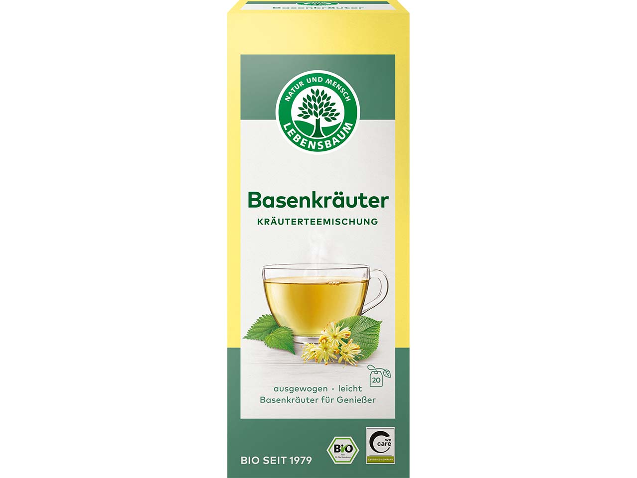 LEBENSBAUM Bio-Kräutertee 'Basenkräuter', 20 x 1,5 g