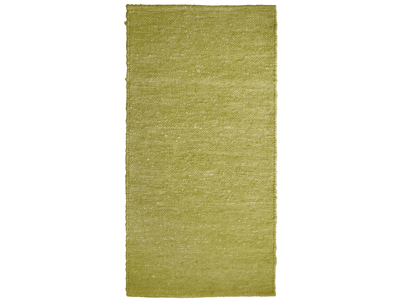 Schurwollteppich "Granada" 70 x 140 cm, grün