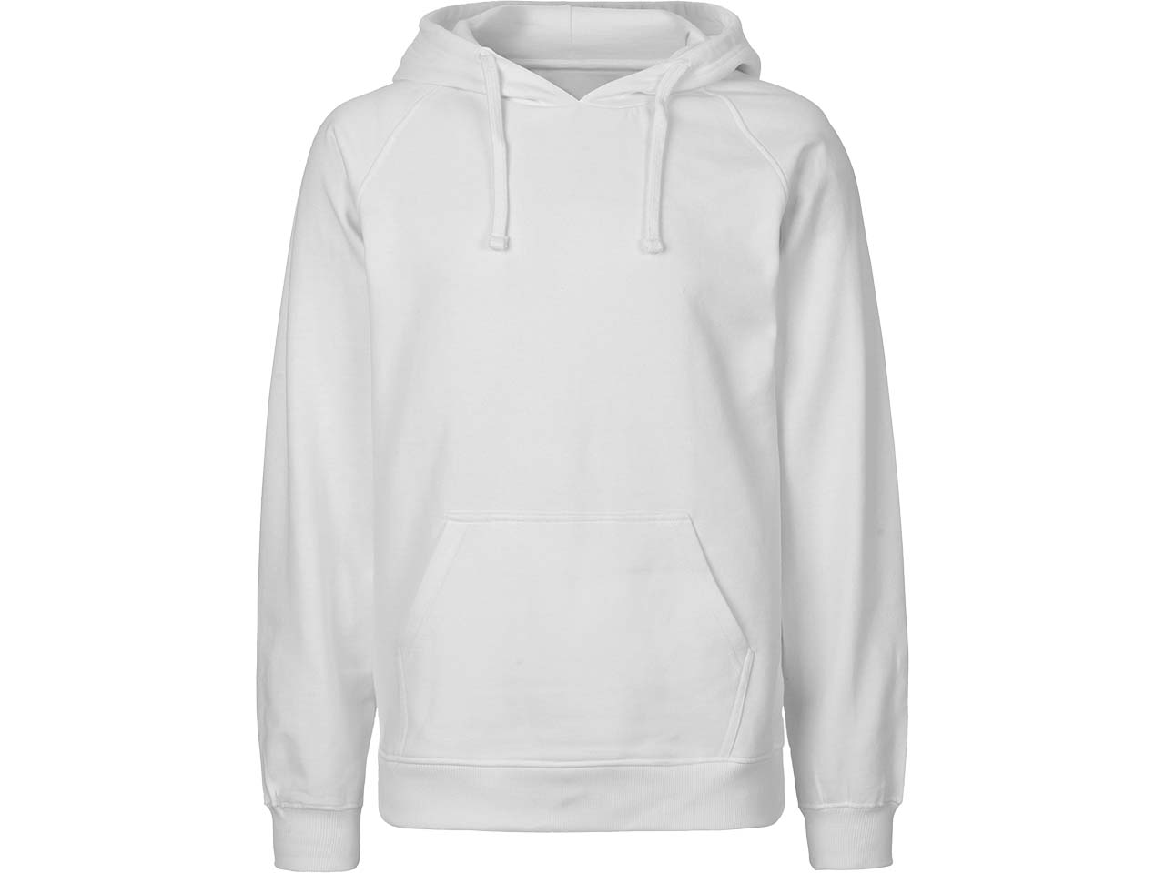 Neutral Bio-Unisex-Hoodie "Tiger Cotton" mit gebürstetem Fleece, white, Gr. XXL