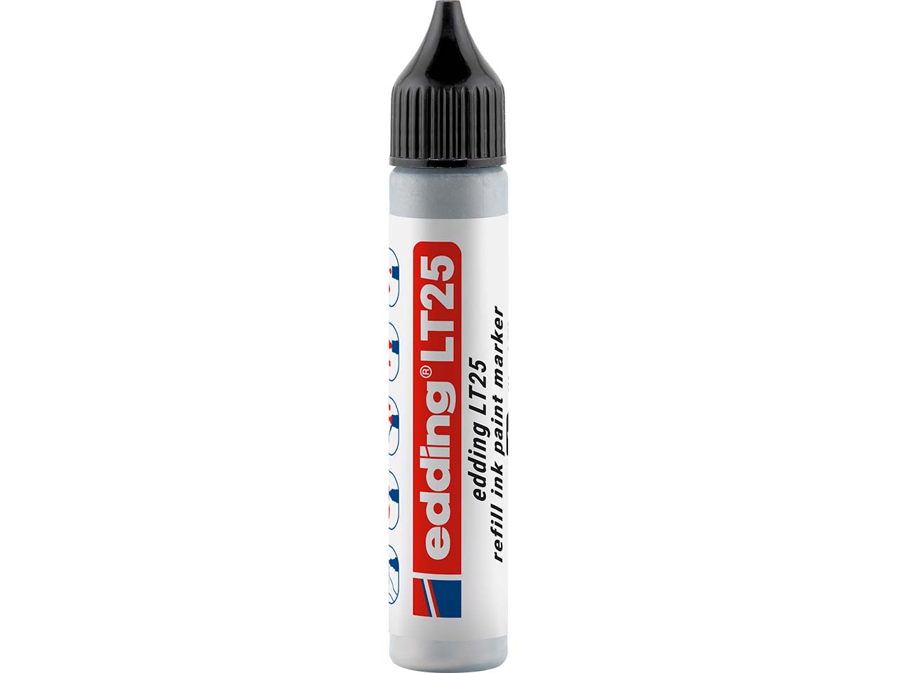 edding Nachfülltinte "LT 25" Lackmarker, 25ml, silber