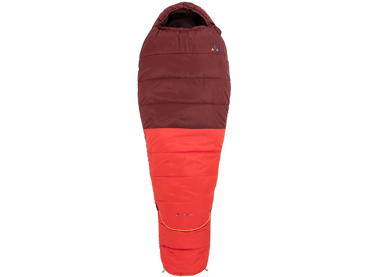 VAUDE Schlafsack 'Alpli Adjust 400 II SYN' für Kinder, dark cherry
