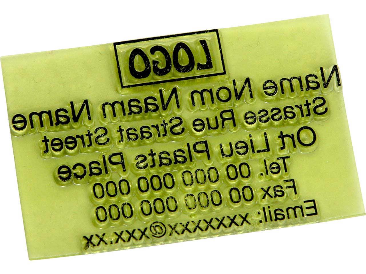 Colop Ersatz-Textplatte "Green Line" 2600 mit Logo