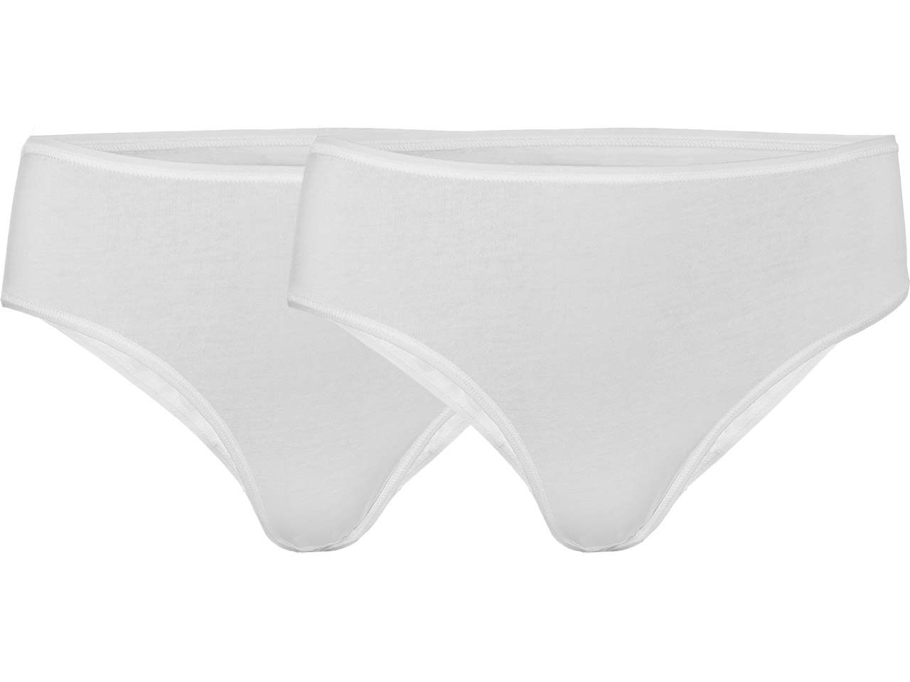 Living Crafts 2er-Pack Bio-Damen-Slip 'TARISSA' mit Spitze, offwhite, Gr. XS