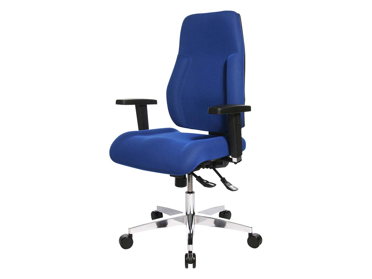 Topstar Bürodrehstuhl "P91" mit  Armlehnen blau