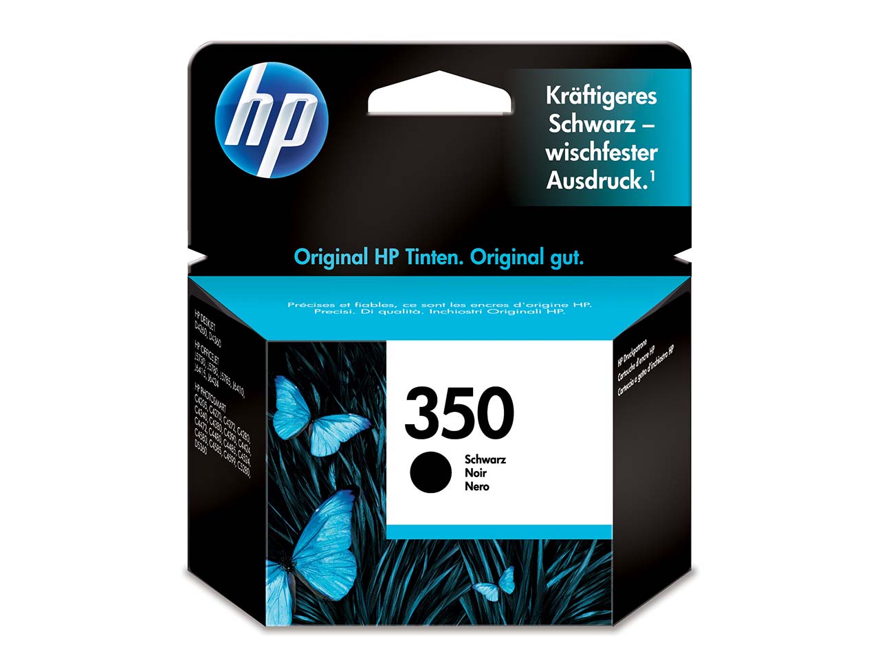 hp Tintenpatrone CB335EE, Nr. 350 schwarz