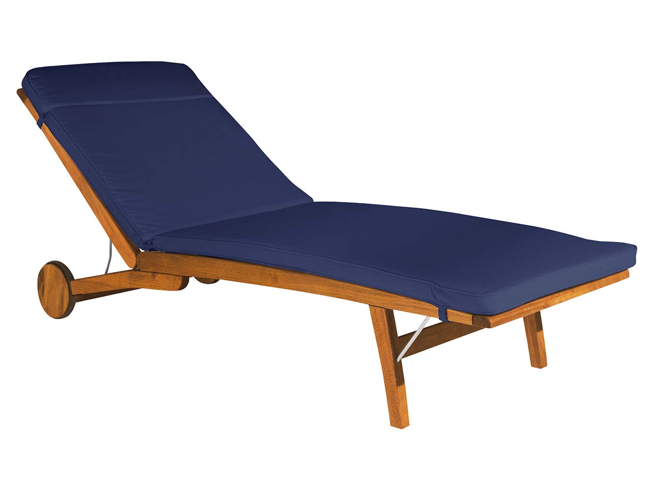 Auflage für Sonnenliege 'Talisa' 200 x 58 x 6 cm, Bezug aus Polyester, blau