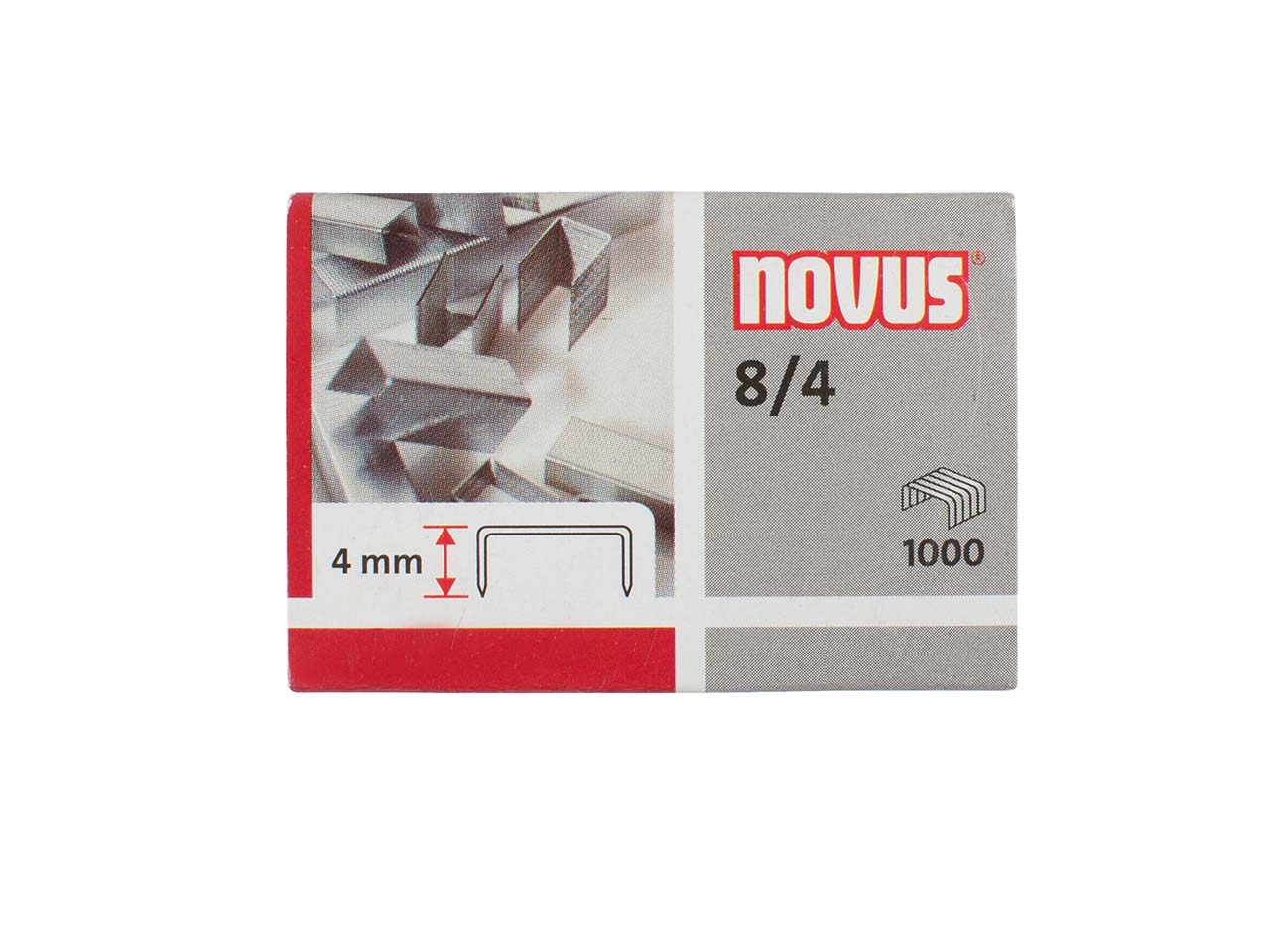 Novus 1000 Heftklammern 8/4 Stahl