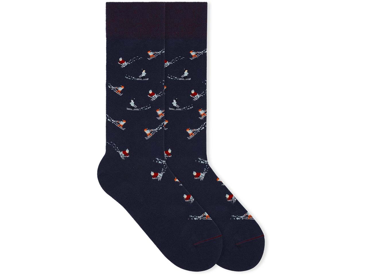 VON JUNGFELD Bio-Socken 'Slalom 2', oxford blue, Gr. 43/46