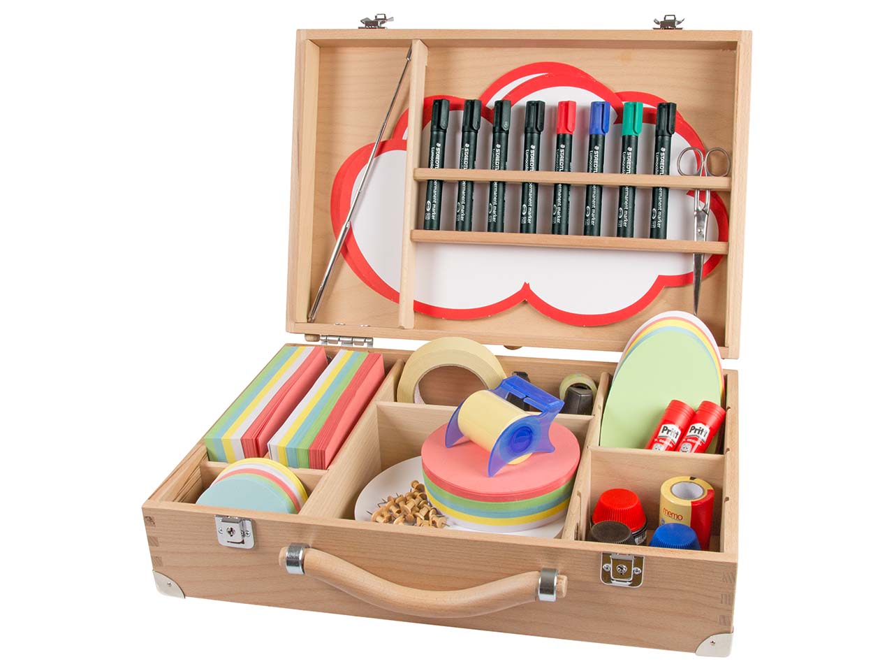 Moderationskoffer "Exklusiv" gefüllt mit StarterSet-Exklusiv