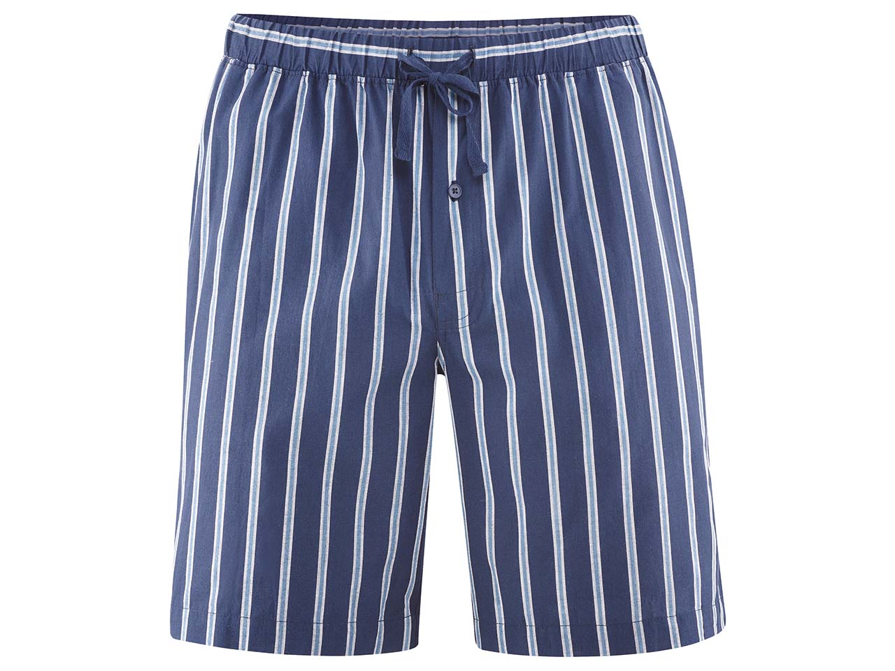 Living Crafts Bio-Herren-Schlafshorts "Kristian" navy/azur, Gr. 46
