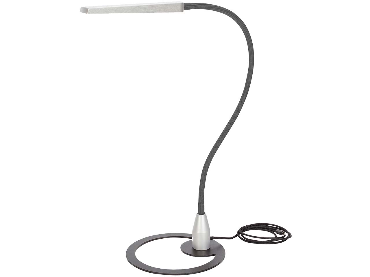 Bauer & Böcker LED-Tischleuchte "Comet" asphalt/silver