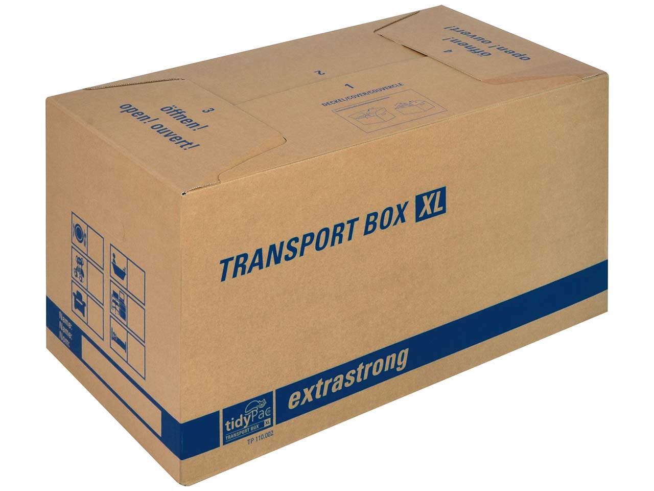 10 Umzugskartons 500x350x355, Transport Box XL