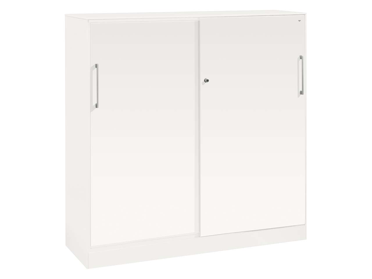 Schiebetürenschrank "Pureness", Höhe 131 cm  (BxT) 120 x 43,5, weiß
