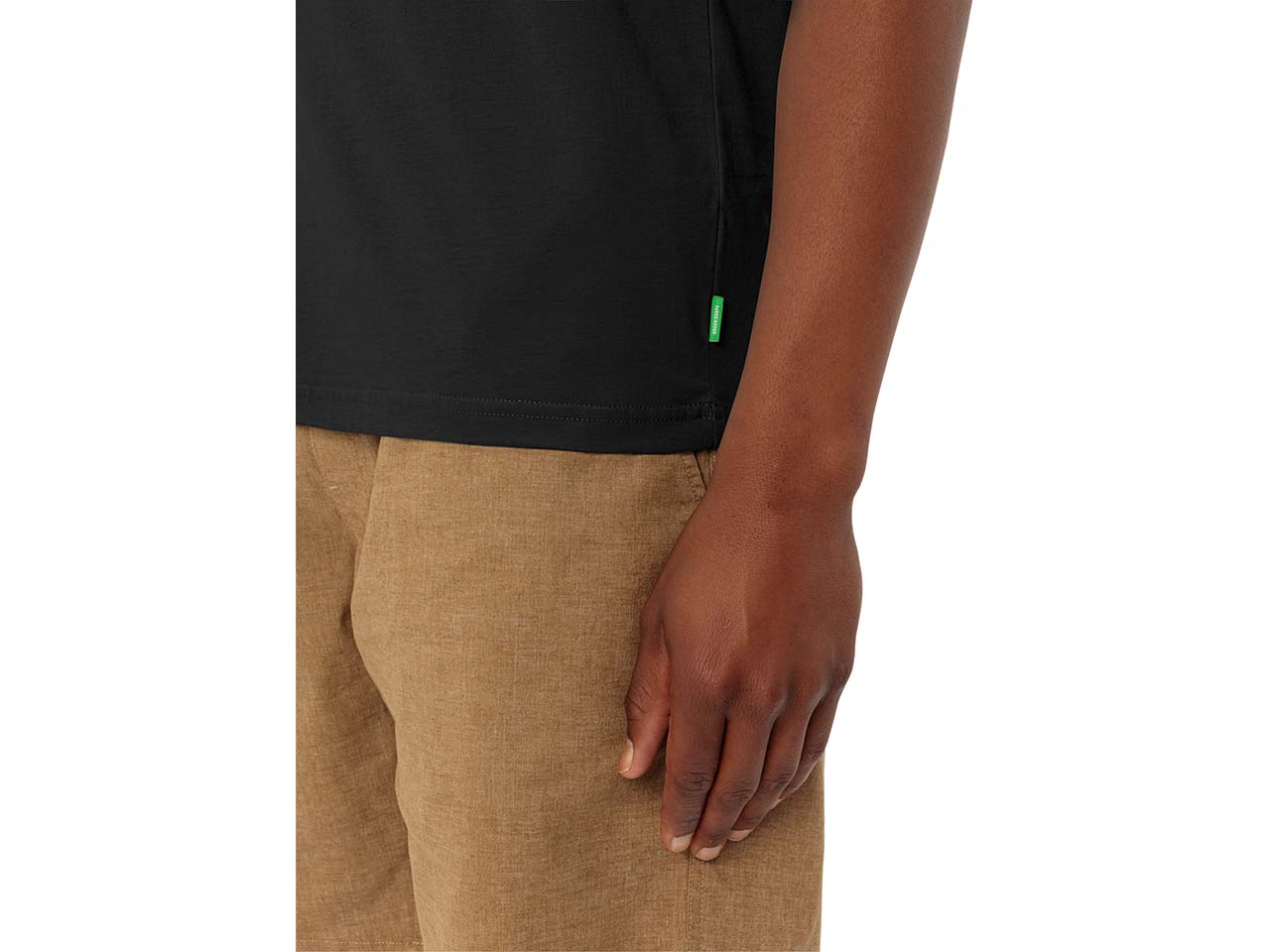 VAUDE Herren-T-Shirt "Spirit II" mit Rückenaufdruck, black, Gr. S