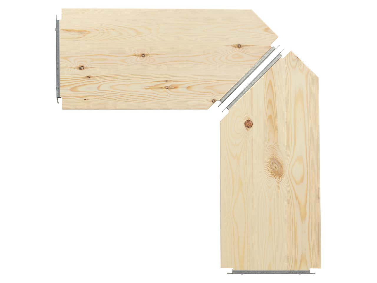 2 ABC Eckböden "Classic" B 40/80 x T 36 cm