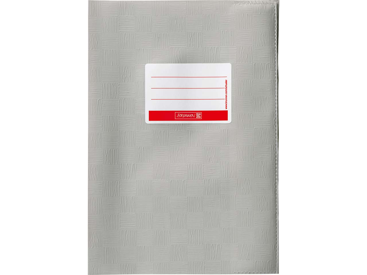 BRUNNEN Heftumschlag aus Polypropylen DIN A4, grau