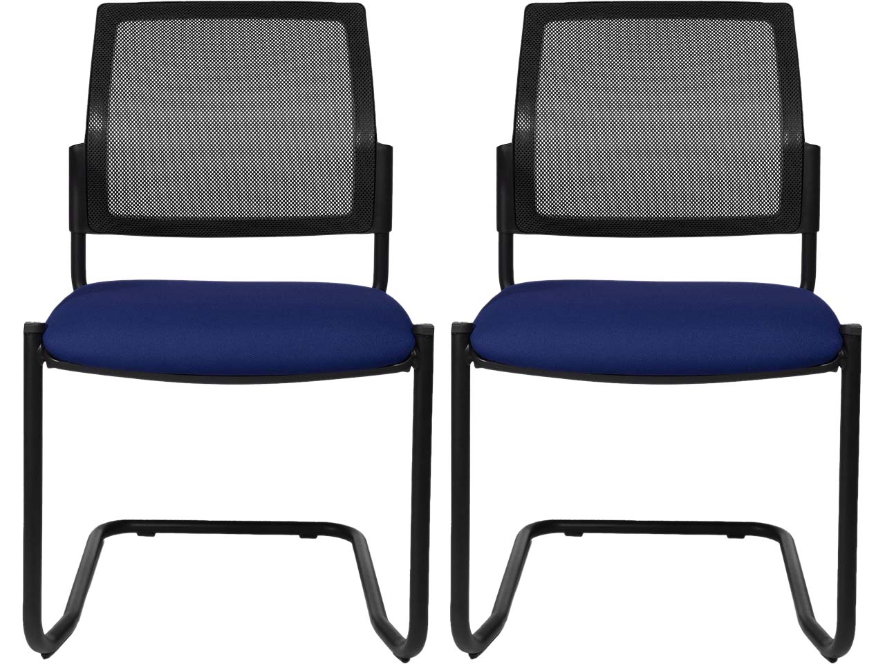 Topstar Freischwinger "BtoB 20" Netzrücken dunkelblau, 2 Stk.