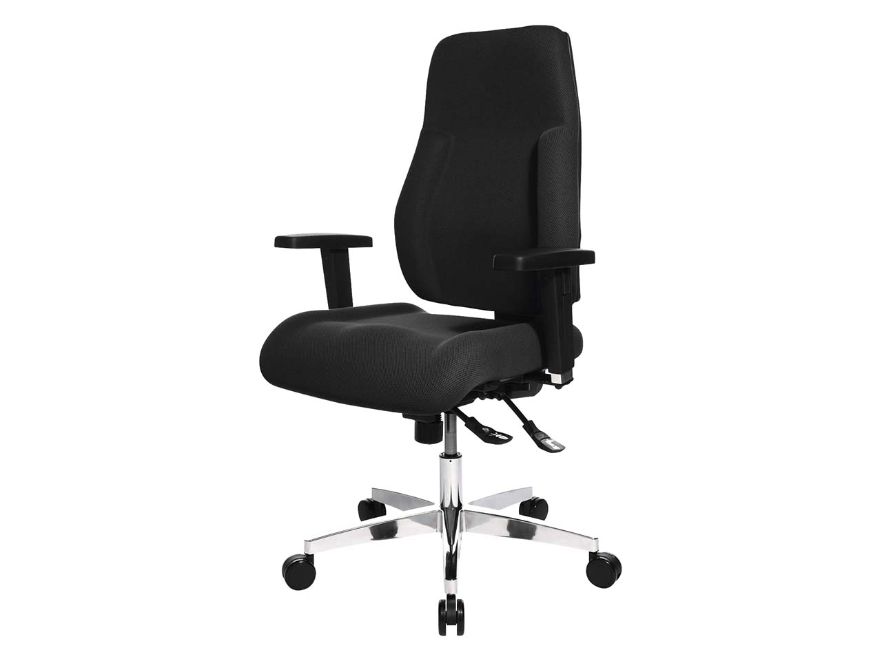 Topstar Bürodrehstuhl "P91" mit Armlehnen schwarz