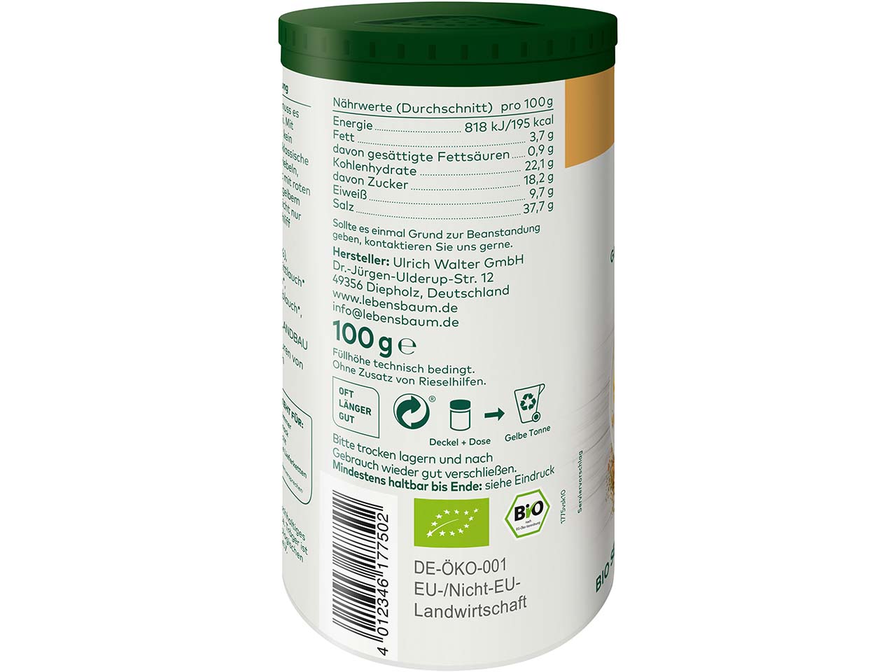 LEBENSBAUM Bio-Gewürzmischung "Rührei", 100 g