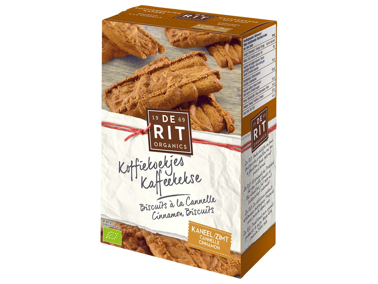 De Rit Bio-Kaffeekekse mit Zimt 165 g