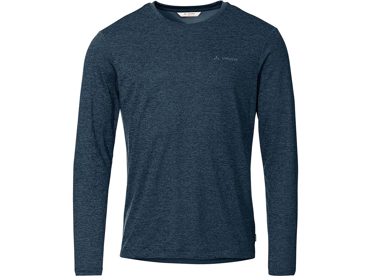 VAUDE Herren-Langarmshirt "Essential" mit Rundhalsausschnitt, dark sea uni, Gr. XL