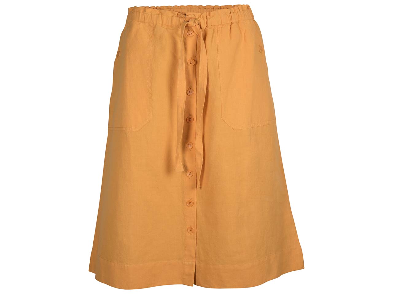 Madness Damen-Rock mit Knopfleiste, amber, Gr. 40