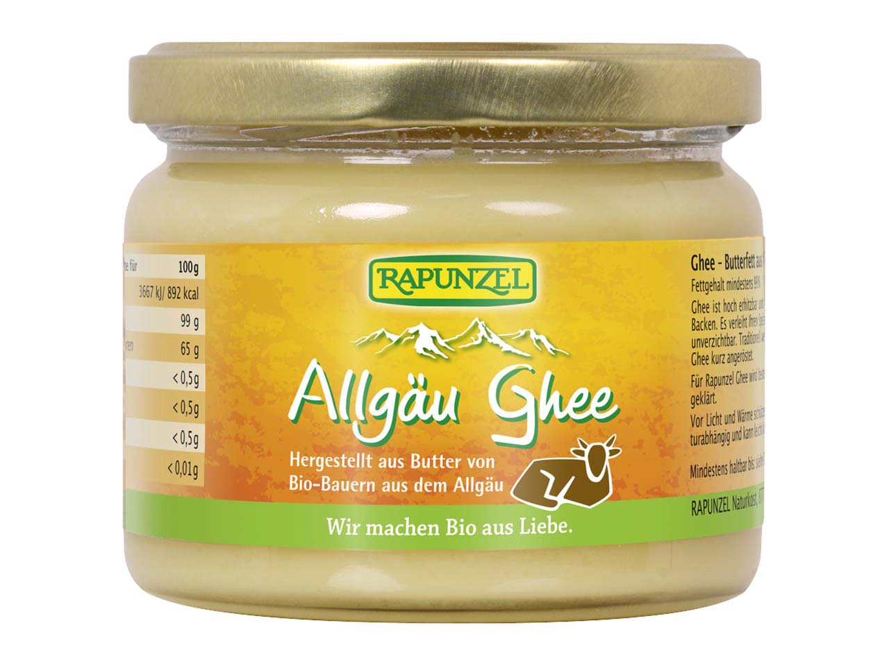 RAPUNZEL Bio-Allgäu Ghee, 250 g