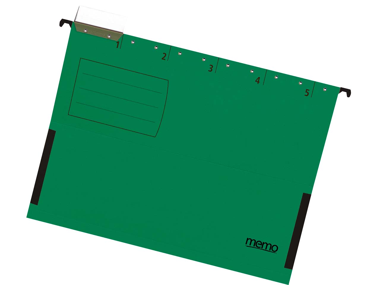 5 memo Hängetaschen farbig grün