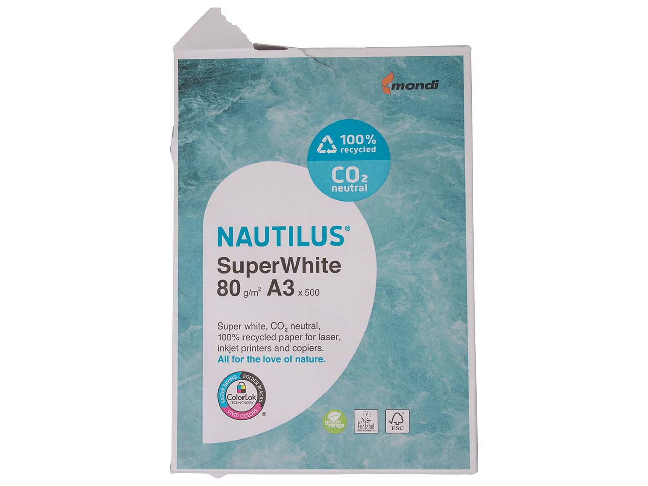 B-Ware Kopierpapier DIN A3, gemischte Ausführungen, 5 Pack, 2.500 Blatt