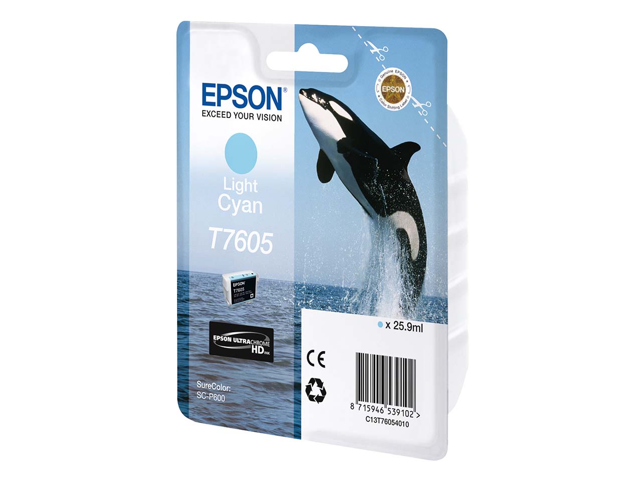 Epson Tintenpatrone T7605 lightcyan