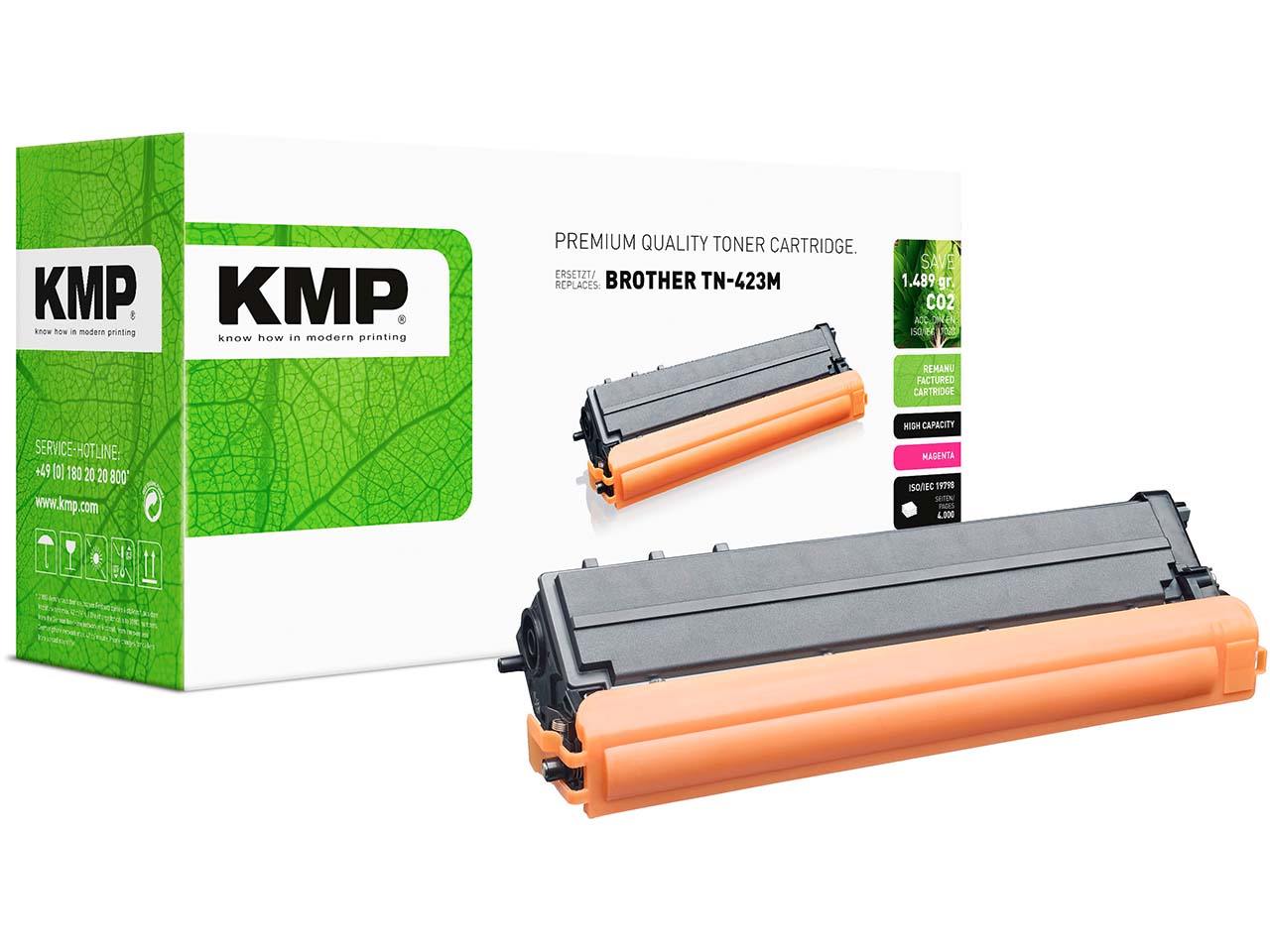 KMP Toner ersetzt Brother TN-423M magenta