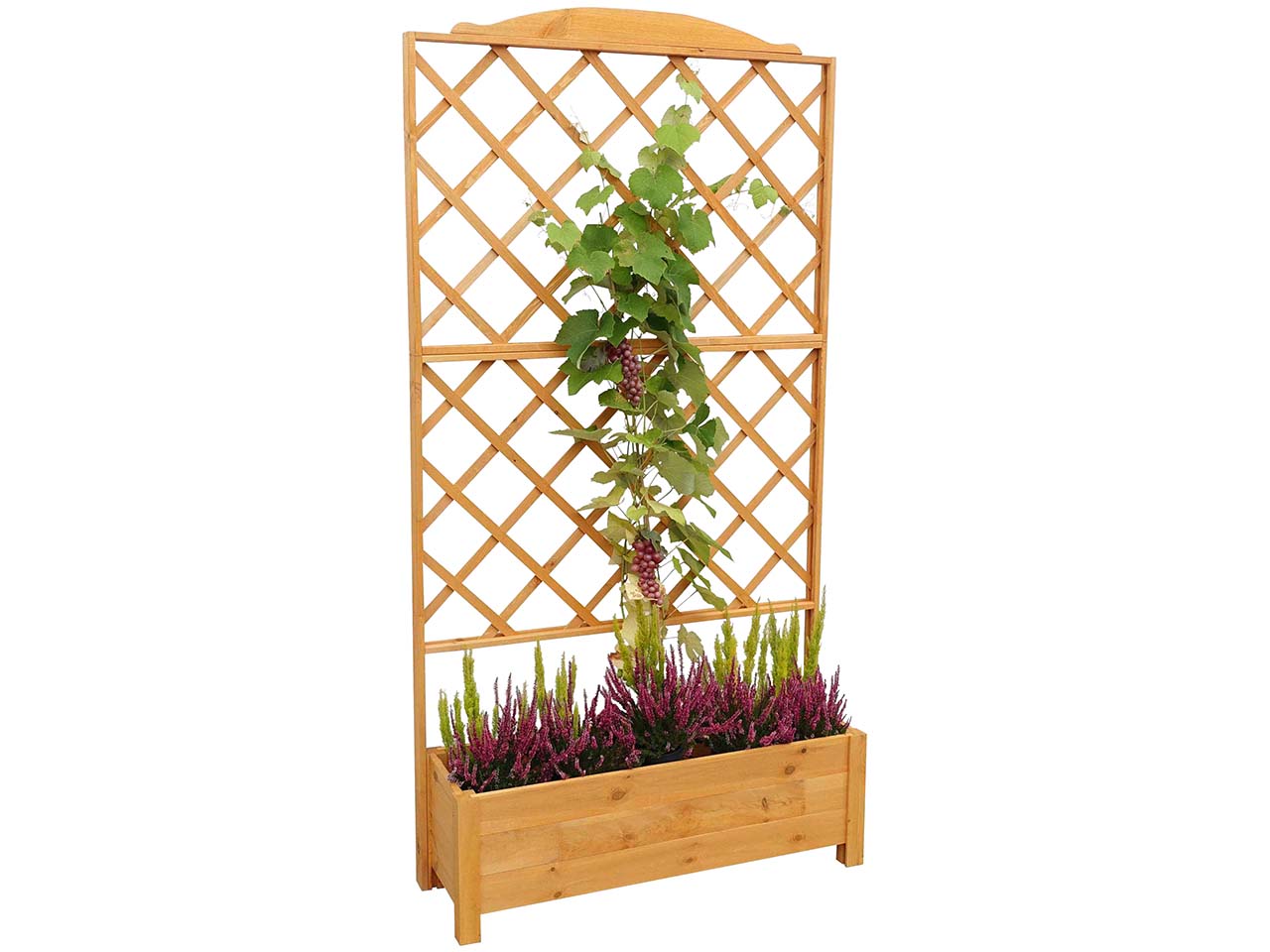 Blumenkasten mit Rankgitter "Botanica" B 110 x T 32 X H 210 cm