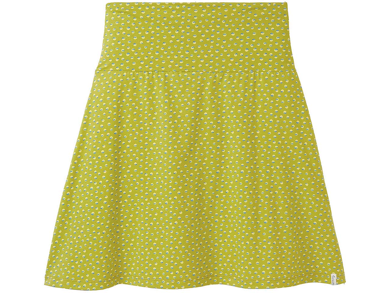 tranquillo Bio-Damen-Mini-Rock mit Kellerfalten, dots, Gr. S