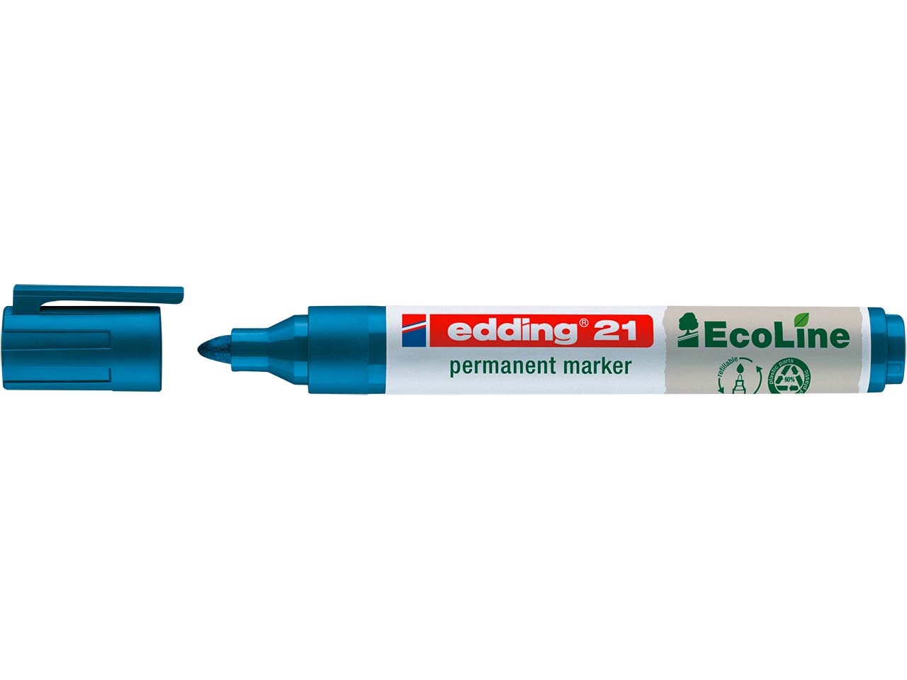 edding Permanentmarker "21 EcoLine" blau