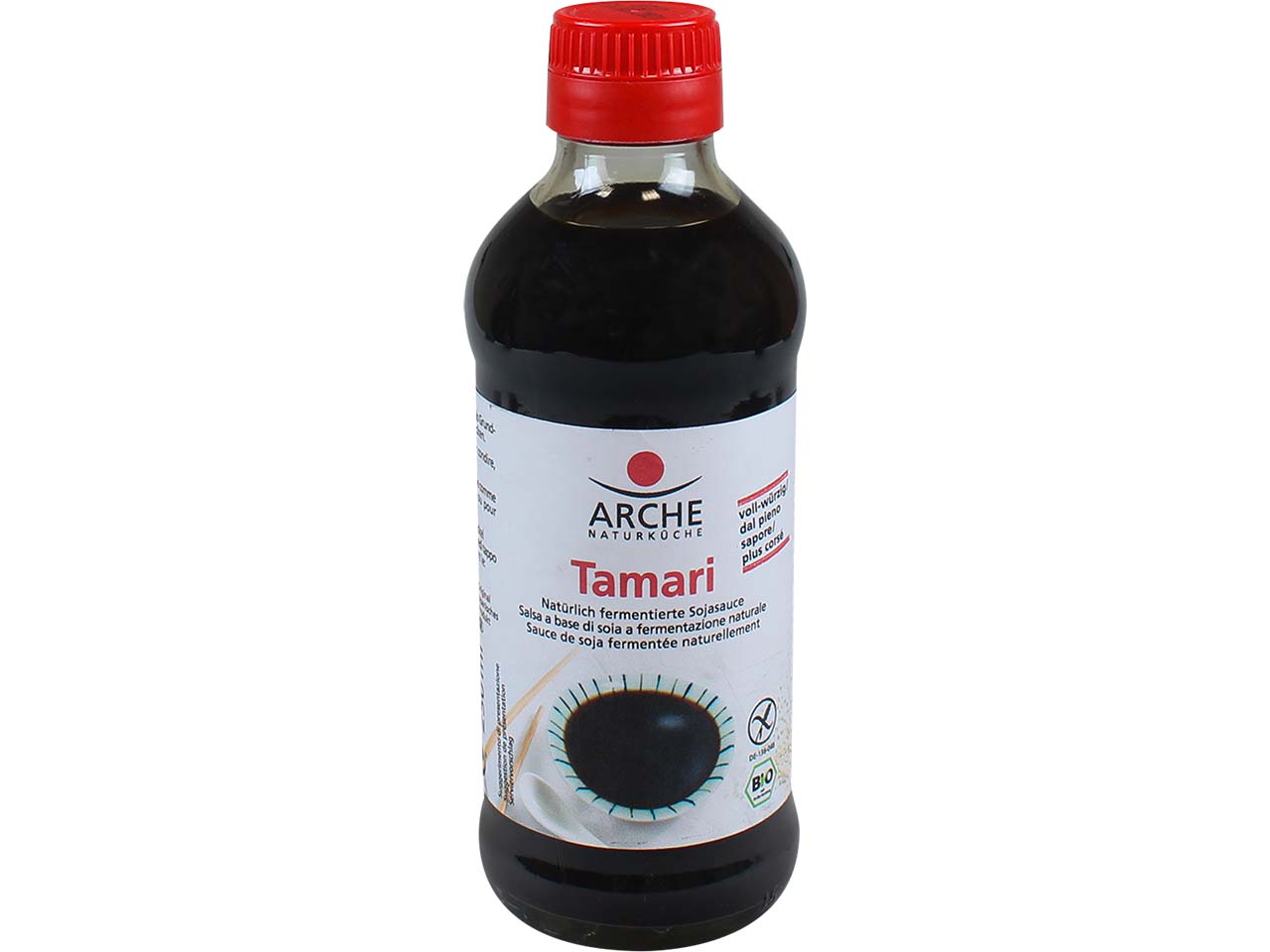 ARCHE Bio-Sojasauce "würzig und kräftig", 250 ml