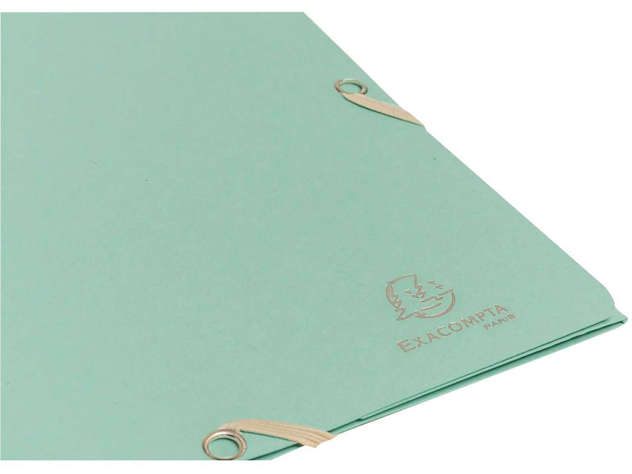 Exacompta Sammelmappe "AutentiK" mit Gummizug, 3 Klappen, salbei Exacompta Sammelmappe "AutentiK" mit Gummizug, 3 Klappen, salbei