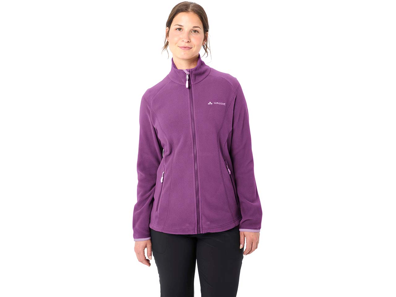 VAUDE Damen-Fleecejacke 'Rosemoor II' mit Stehkragen, magenta, Gr. 36