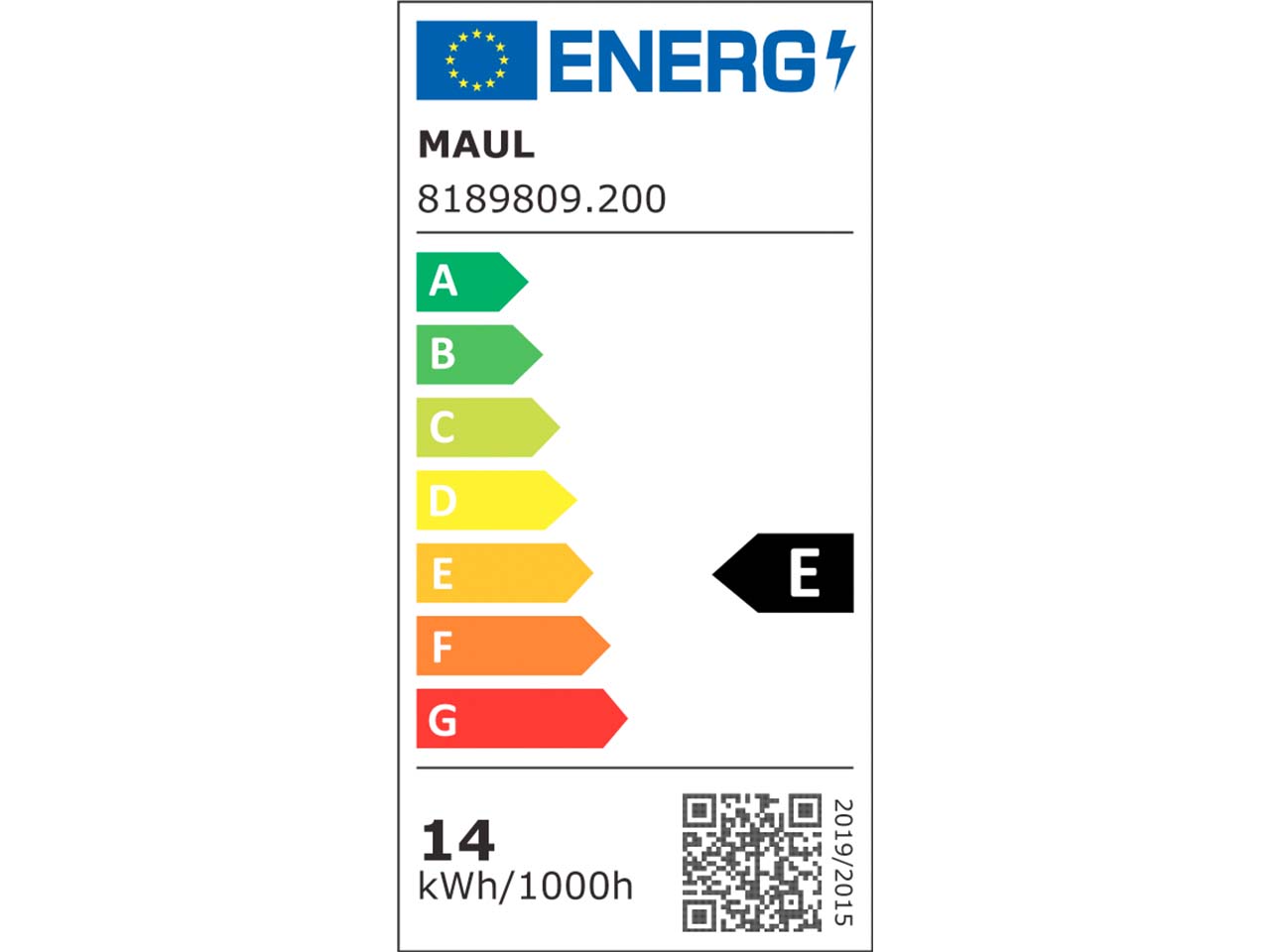 energy label E