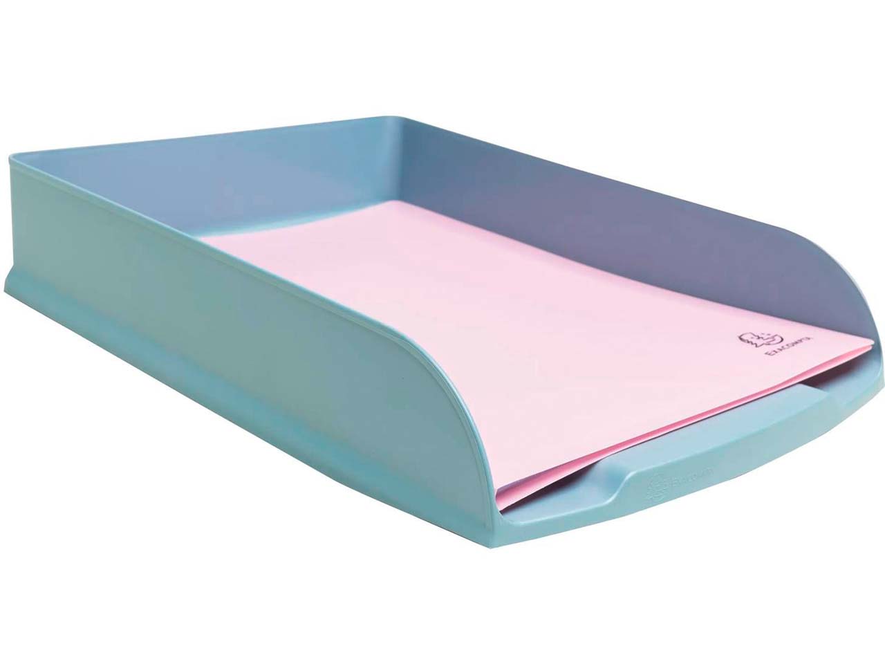 Exacompta Briefablage Hochformat "Combo Styli AutentiK" DIN A4+, blau-grau Exacompta Briefablage Hochformat "Combo Styli AutentiK" DIN A4+, blau-grau