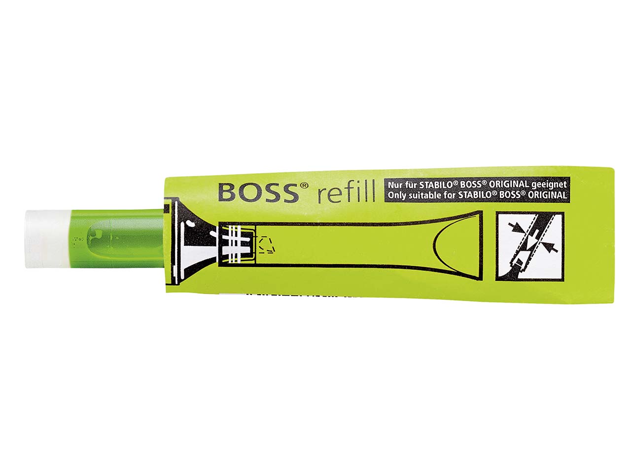 STABILO Nachfüllpatrone für Textmarker 'BOSS ORIGINAL' grün