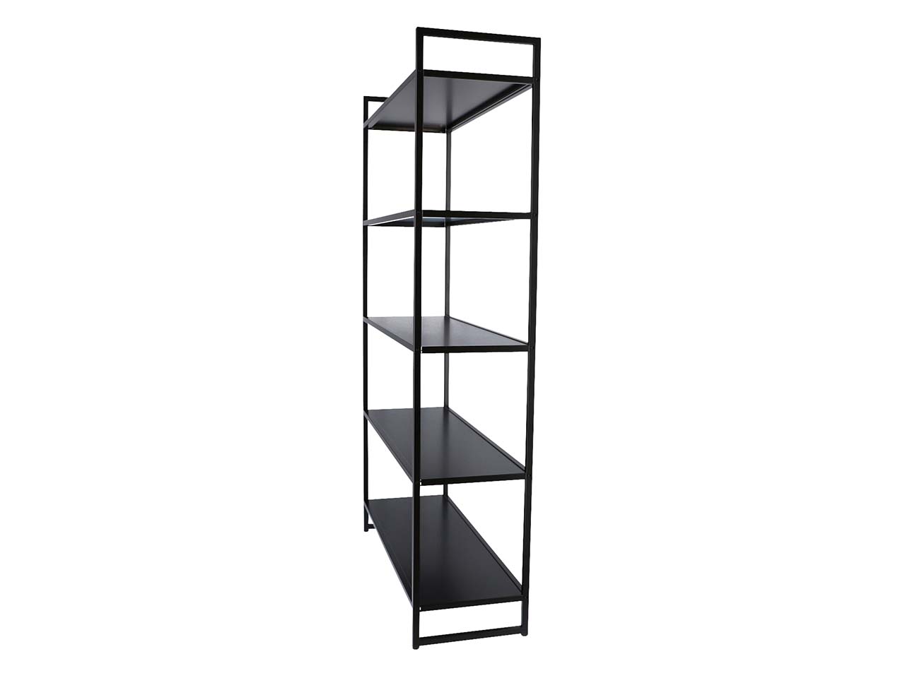 Regal "image" B 97 x T 35 x H 171 cm, Stahl pulverbeschichtet, schwarz