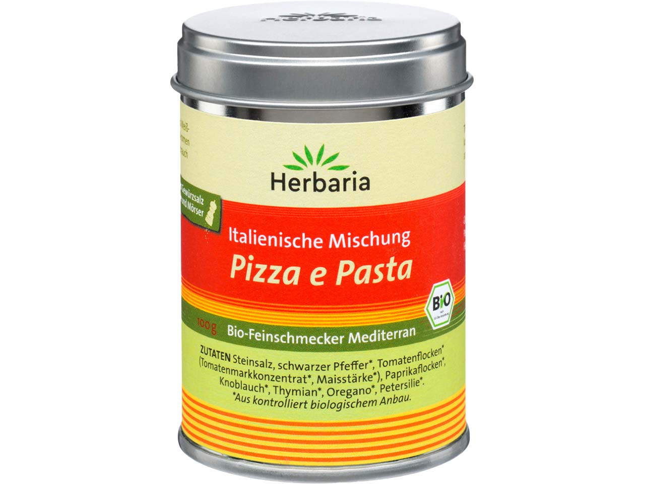 Herbaria Bio-Gewürzmischung "Pizza e Pasta", 100 g