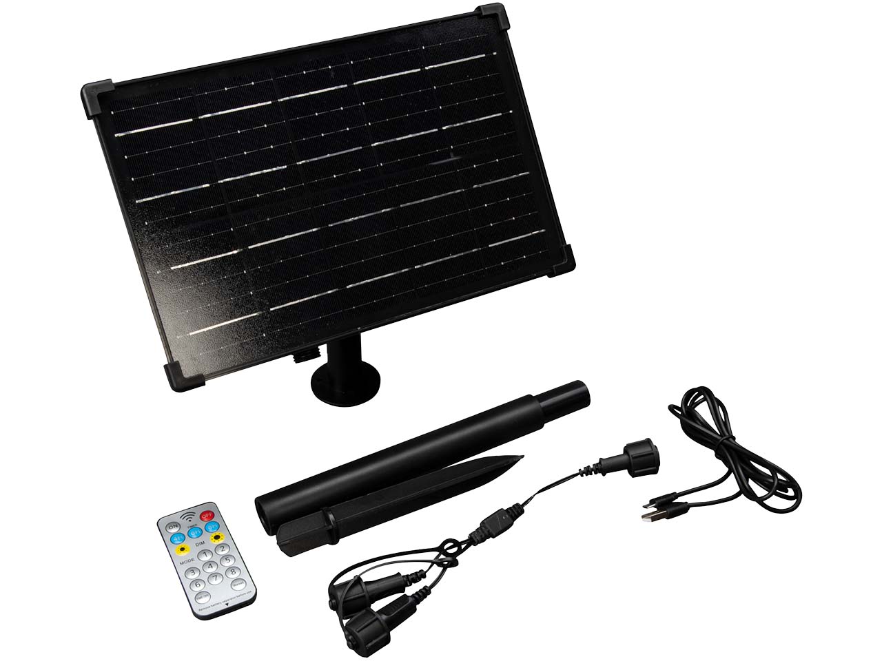 Konstsmide Solarpanel mit Akku, für Lichterketten, groß